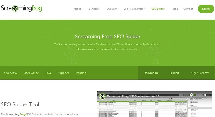 screaming frog